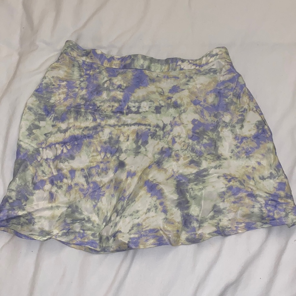 Zara multi colored mini skirt